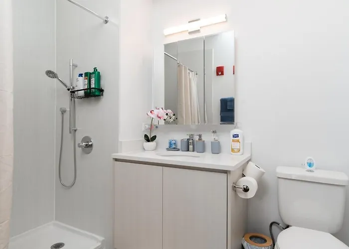 Apartment Elegant Style Loft Montrose Rooftop Wfh Gym